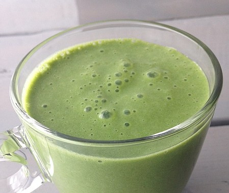 simple thoughts groene smoothie, spinazie, banaan