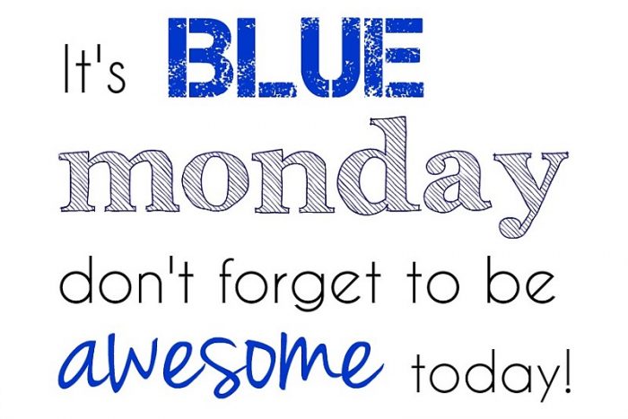 blue monday quote simple thoughts