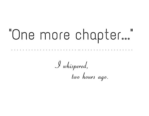 simple thoughts quotes one more chapter