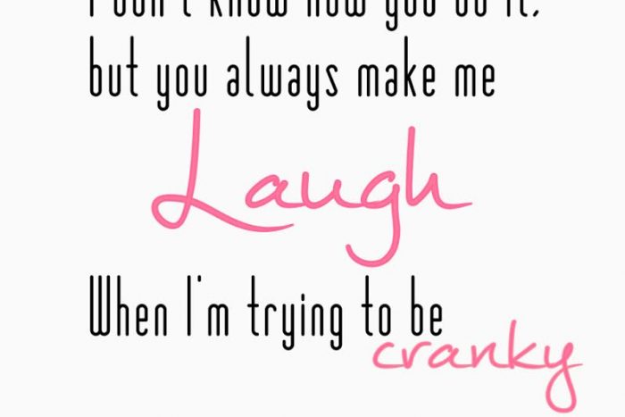 simple thoughts laugh quote