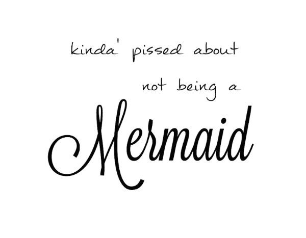 simple thoughts mermaid