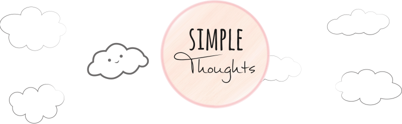 simple thoughts banner