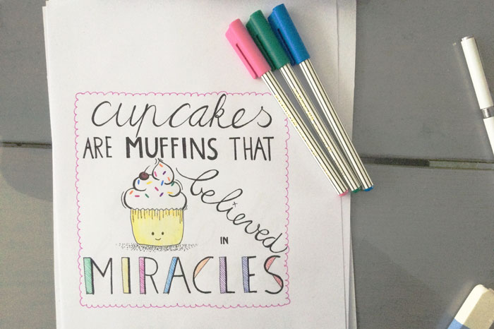 simple-thoughts-review-handlettering-cupcake-karin-luttenberg