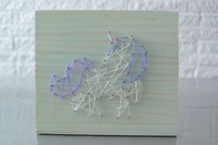 simple thoughts crea hop diy unicorn string-art winactie